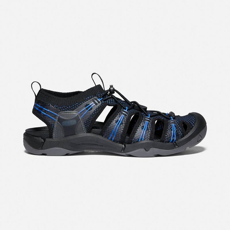 Keen EVOFIT One Trekkingsandalen Herren DE-69451 Black/Sky Diver - Keen Herrenschuhe Schwarz